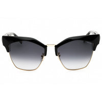 Police Women's Sunglasses - Shiny Black Metal Full Rim Cat Eye Frame | SPLN59 0Z42 ,