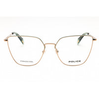Police Women's Eyeglasses - Shiny Copper Gold with Coloured Parts Frame | VPLL30M 02AM ,