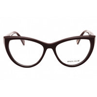 Police Women's Eyeglasses - Shiny Burgundy Acetate Full Rim Cat Eye | VPLL31M 0G96 ,