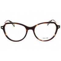 Police Women's Eyeglasses - Transparent Olive Brown Full Rim Cat Eye | VPLM07 0AG9 ,