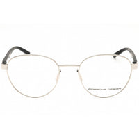 Porsche Men's Eyeglasses - Palladium/Black Stainless Steel Full Rim Frame | P8746 B ,