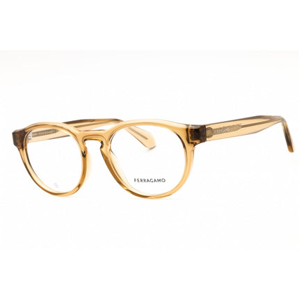 Salvatore Ferragamo Unisex Eyeglasses - Transparent Sand Full Rim Frame | SF2987E 278 ,