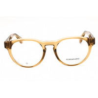 Salvatore Ferragamo Unisex Eyeglasses - Transparent Sand Full Rim Frame | SF2987E 278 ,