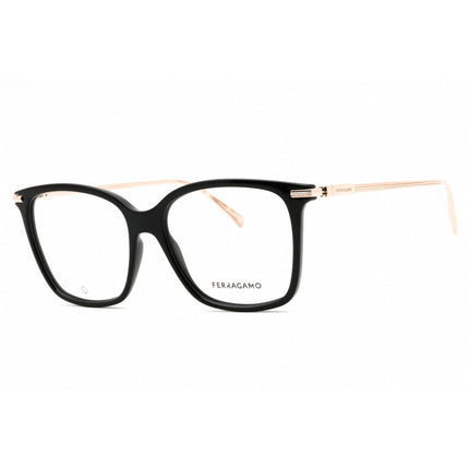 Salvatore Ferragamo Women's Eyeglasses - Black Injected Propionate Square | SF2992 001 ,