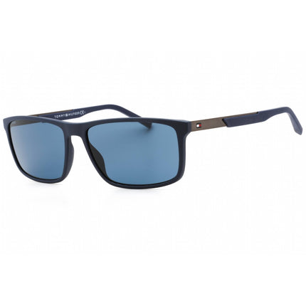 Tommy Hilfiger Men's Sunglasses - Matte Blue Plastic Rectangular | TH 1675/S 0IPQ KU ,