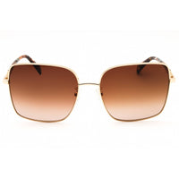 Tous Women's Sunglasses - Shiny Rose Gold Metal Full Rim Square Frame | STO435 0300 ,
