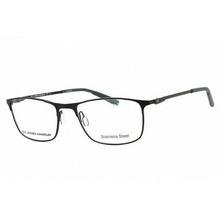 Under Armour Men's Eyeglasses - Matte Black Metal Rectangular | UA 5015/G 0003 00 ,