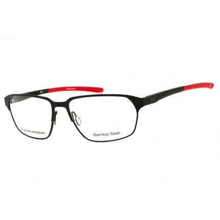 Under Armour Men's Eyeglasses - Matte Black Metal Rectangular | UA 5021/G 0003 00 ,