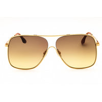 Victoria Beckham Women's Sunglasses - Gold/Vintage Metal Full Rim Frame | VB132S 709 ,