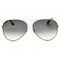 Victoria Beckham Women's Sunglasses - Smoke Lens Gold Full Rim Aviator | VB133S 701 ,