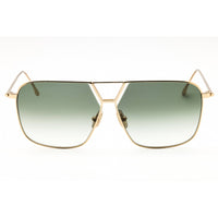 Victoria Beckham Women's Sunglasses - Sage Lens Gold Metal Navigator | VB204S 713 ,
