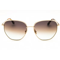 Victoria Beckham Women's Sunglasses - Grey Brown Aqua Lens Gold Metal | VB219S 730 ,