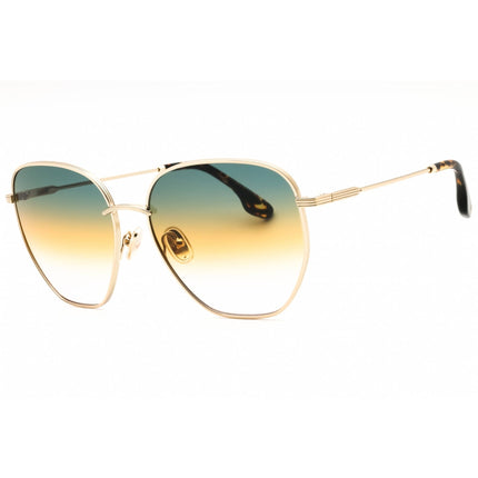 Victoria Beckham Women's Sunglasses - Green Honey Rose Lens Full Rim | VB219S 727 ,
