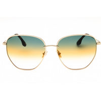 Victoria Beckham Women's Sunglasses - Green Honey Rose Lens Full Rim | VB219S 727 ,