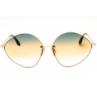 Victoria Beckham Women's Sunglasses - Green Honey Rose Lens Gold Frame | VB220S 727 ,
