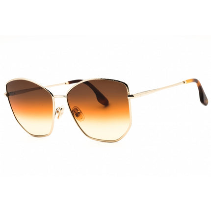 Victoria Beckham Women's Sunglasses - Brown/Blue Sand Lens Full Rim Frame | VB225S 734 ,