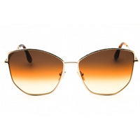 Victoria Beckham Women's Sunglasses - Brown/Blue Sand Lens Full Rim Frame | VB225S 734 ,