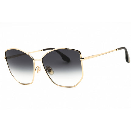 Victoria Beckham Women's Sunglasses - Gradient Grey Lens Gold/Smoke Frame | VB225S 701 ,