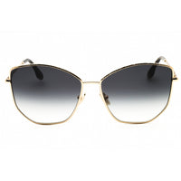 Victoria Beckham Women's Sunglasses - Gradient Grey Lens Gold/Smoke Frame | VB225S 701 ,