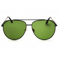 Victoria Beckham Women's Sunglasses - Green Lens Black Metal Aviator | VB230S 001 ,