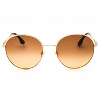 Victoria Beckham Women's Sunglasses - Brown Gradient Lens Gold Frame | VB231S 702 ,