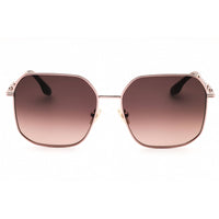Victoria Beckham Women's Sunglasses - Rose Gradient Lens Rose Square | VB232S 601 ,
