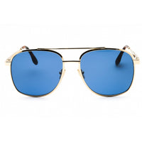 Victoria Beckham Women's Sunglasses - Blue Lens Gold Metal Aviator Frame | VB233S 720 ,