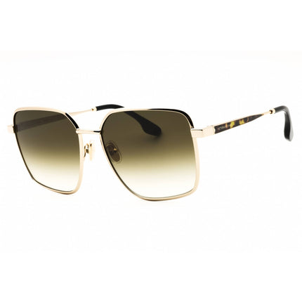 Victoria Beckham Women's Sunglasses - Gradient Green Lens Gold/Khaki | VB234S 700 ,