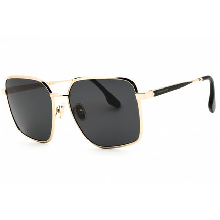 Victoria Beckham Women's Sunglasses - Grey Lens Gold/Blue Metal Square | VB234S 714 ,