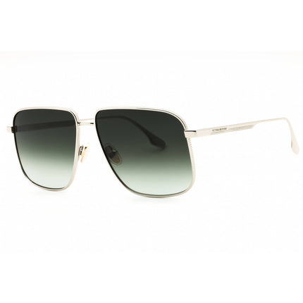 Victoria Beckham Women's Sunglasses - Green Gradient Lens Silver Frame | VB243S 044 ,
