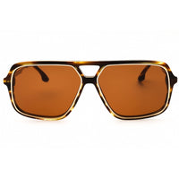 Victoria Beckham Women's Sunglasses - Brown Lens Striped Tobacco Frame | VB246S 224 ,