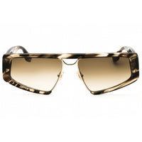 Victoria Beckham Women's Sunglasses - Striped Khaki Metal Full Rim Frame | VB247S 318 ,