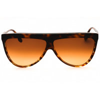 Victoria Beckham Women's Sunglasses - Striped Dark Havana Full Rim Frame | VB619S 211 ,