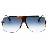 Victoria Beckham Women's Sunglasses - Blue Gradient Lens Tortoise Frame | VB627S 215 ,