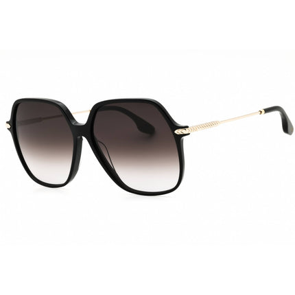 Victoria Beckham Women's Sunglasses - Grey Gradient Lens Black Oversized | VB631S 001 ,