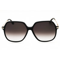 Victoria Beckham Women's Sunglasses - Grey Gradient Lens Black Oversized | VB631S 001 ,