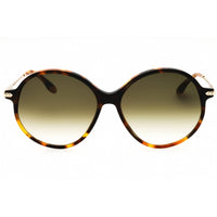 Victoria Beckham Women's Sunglasses - Dark Havana Fade Full Rim Round | VB632S 231 ,