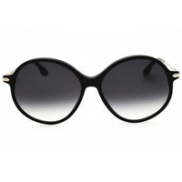 Victoria Beckham Women's Sunglasses - Grey Gradient Lens Black Irregular | VB632S 001 ,