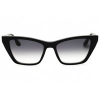 Victoria Beckham Women's Sunglasses - Grey Gradient Lens Black Cat Eye | VB638S 001 ,