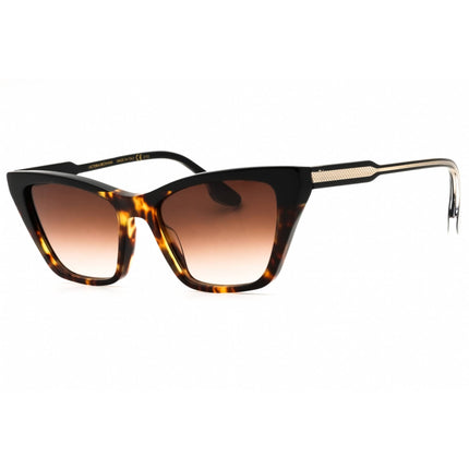 Victoria Beckham Women's Sunglasses - Black/Tortoise Full Rim Cat Eye | VB638S 005 ,