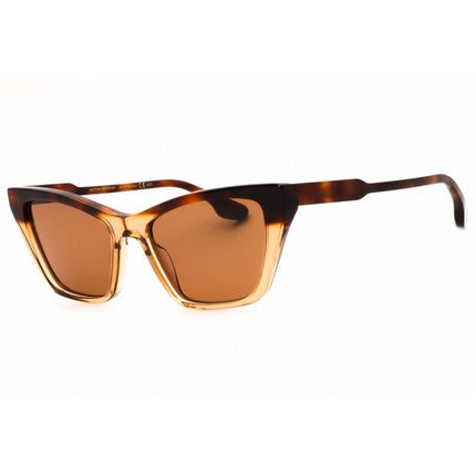 Victoria Beckham Women's Sunglasses - Brown Lens Havana/Caramel Cat Eye | VB638S 218 ,