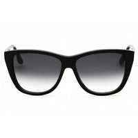 Victoria Beckham Women's Sunglasses - Grey Gradient Lens Black Cat Eye | VB639S 001 ,