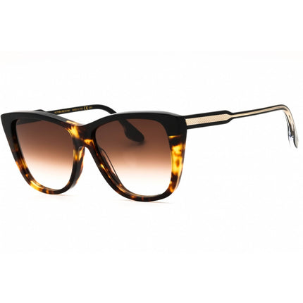 Victoria Beckham Women's Sunglasses - Black/Tortoise Full Rim Cat Eye | VB639S 005 ,