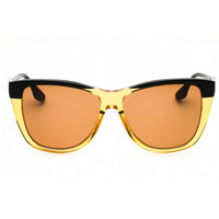 Victoria Beckham Women's Sunglasses - Brown Lens Black/Champagne Cat Eye | VB639S 006 ,