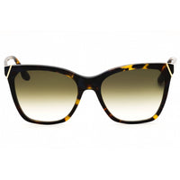 Victoria Beckham Women's Sunglasses - Havana Blue Full Rim Cat Eye Frame | VB640S 418 ,