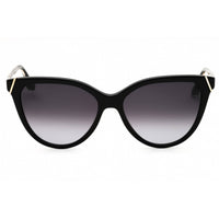 Victoria Beckham Women's Sunglasses - Grey Gradient Lens Black Cat Eye | VB641S 001 ,