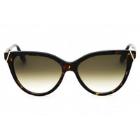 Victoria Beckham Women's Sunglasses - Havana Blue Full Rim Cat Eye Frame | VB641S 418 ,