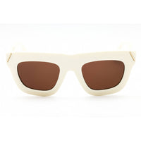 Victoria Beckham Women's Sunglasses - Brown Lens Ivory Full Rim Square | VB642S 103 ,