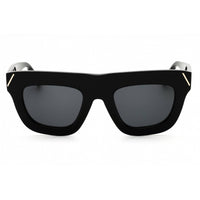 Victoria Beckham Women's Sunglasses - Grey Lens Black Acetate Square | VB642S 001 ,