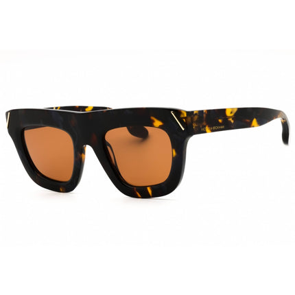 Victoria Beckham Women's Sunglasses - Brown Lens Havana Blue Square Frame | VB642S 418 ,
